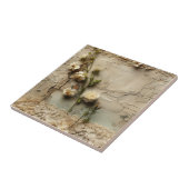  Perkament Liefdesbrief met Bloemen (3) Tegeltje (Zijkant)