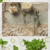  Perkament Liefdesbrief met Bloemen (3) Theedoek (Gevouwen)