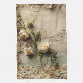  Perkament Liefdesbrief met Bloemen (3) Theedoek (Verticaal)