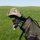  Perkament Liefdesbrief met Bloemen (4) Golfheadcover (Insitu)