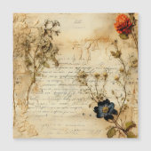  Perkament Liefdesbrief met Bloemen (5) (Voorkant)