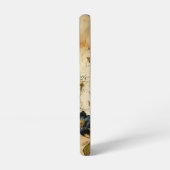  Perkament Liefdesbrief met Bloemen (5) Samsung Galaxy Hoesje (Linkerkant)