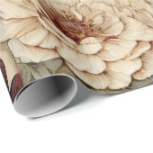  Perkament Liefdesbrief met Bloemen (7) Cadeaupapier (Rol Hoek)