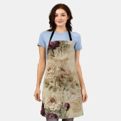  Perkament Liefdesbrief met Bloemen (7) Schort (Gedragen)