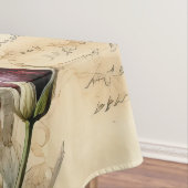  Perkament Liefdesbrief met Bloemen (7) Tafelkleed (Voorbeeld)