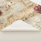  Perkament Liefdesbrief met Bloemen (8) Sherpa Deken (3/4)