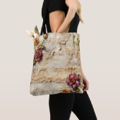 Perkament Liefdesbrief met Bloemen (8) Tote Bag (Dichtbij)