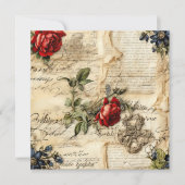  Perkament Liefdesbrief met Bloemen (9) (Voorkant)