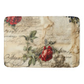  Perkament Liefdesbrief met Bloemen (9) Badmat (Voorkant)
