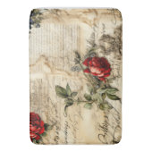  Perkament Liefdesbrief met Bloemen (9) Badmat (Voorkant Verticaal)