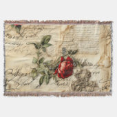  Perkament Liefdesbrief met Bloemen (9) Deken (Voorkant)