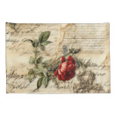  Perkament Liefdesbrief met Bloemen (9) Kussensloop (Achterkant-Rechts)
