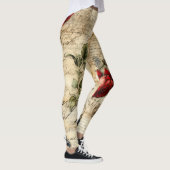  Perkament Liefdesbrief met Bloemen (9) Leggings (Rechts)
