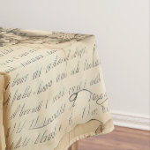  Perkament Liefdesbrief met Bloemen (9) Tafelkleed (Voorbeeld)