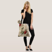 Perkament Liefdesbrief met Bloemen (9) Tote Bag (Op model)
