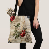  Perkament Liefdesbrief met Bloemen (9) Tote Bag (Dichtbij)