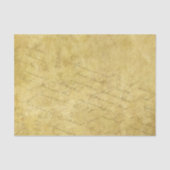 perkament met schrijfbewerking tissuepapier (Voorkant)