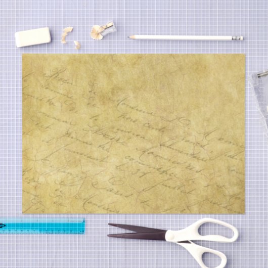  perkament met schrijfbewerking tissuepapier (Craft)