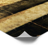  perkament ~ Owl op Piano Poster (Hoek)