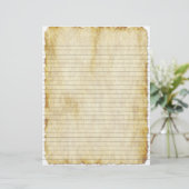  perkament (uitzien) Gelabeld Recipe invoegen (Staand voorkant)