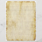  perkament (uitzien) Gelabeld Recipe invoegen (Achterkant)