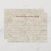  perkamentenkaarten briefkaart (Voorkant / Achterkant)