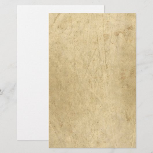 perkamentpapier briefpapier (Voorkant / Achterkant)