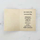 Perkamentproclamatie Scroll Je bent uitgenodigd (Binnen)