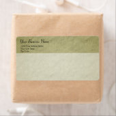 Perkamentstijl Zakelijk Verzendlabel (Insitu)