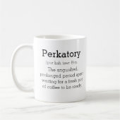 Perkatory Definition Coffee Mok (Links)