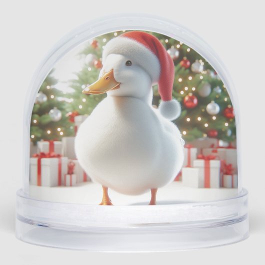 Perkin Duck Christmas Snow Globe Sneeuwbol (Voorkant)
