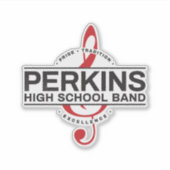 Perkins Band Logo Sticker (Voorkant)