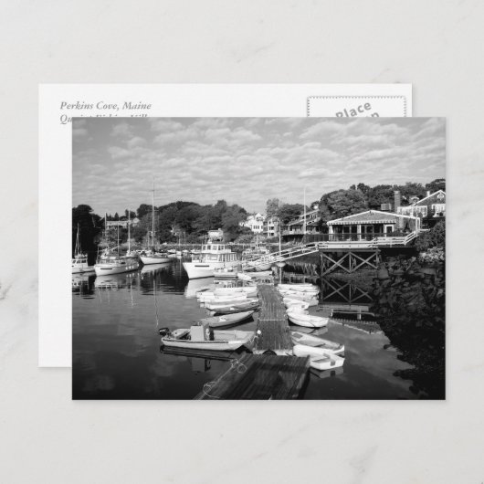 Perkins Cove Briefkaart (Voorkant / Achterkant)