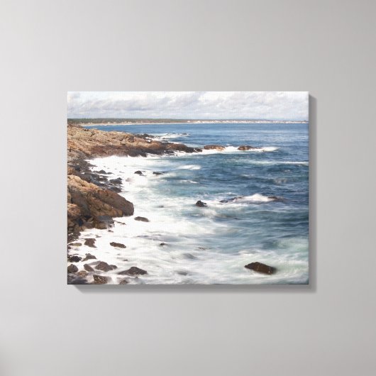 Perkins Cove in Maine Canvas Afdruk (Voorkant)