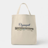 Perkins Cove in Ogunstop, Maine Tote Bag (Achterkant)