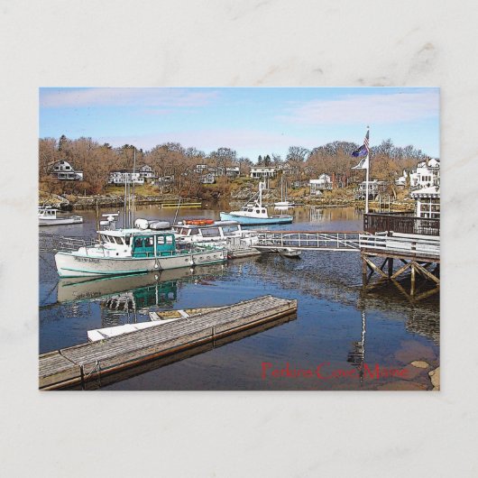 Perkins Cove, Maine - Briefkaart (Voorkant)
