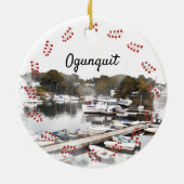 Perkins Cove, Ogunstop Keramisch Ornament (Achterkant)