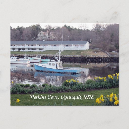 Perkins Cove, Ogunstop, Maine Briefkaart (Voorkant)