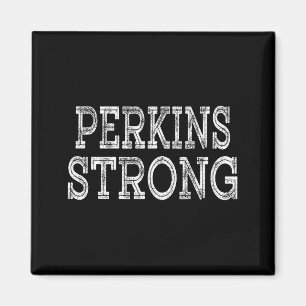 PERKINS Sterke Squad Familie Reünie Achternaam Tea Magneet