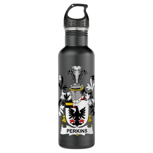 Perkins wapenschild waterfles  (Voorkant)