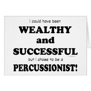 Perkussionist rijk en succesvol