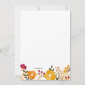 Perky Borders Invitation Kaart (Achterkant)