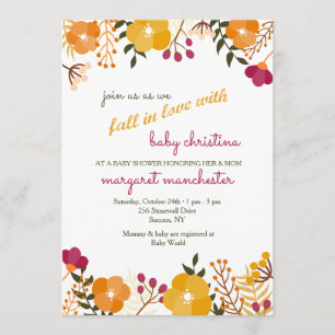 Perky Borders Invitation Kaart