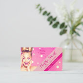 Perky Bubbles - Visitekaartje (Staand voorkant)