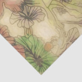 Perky floral (I) Tissuepapier (Detail)