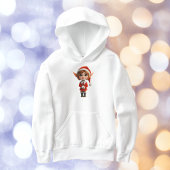 Perky Girl Kerst Elf Meisje Hoodie