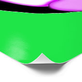 Perky Penguin Green Poster (Hoek)