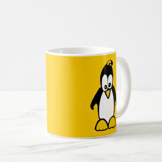 Perky Penguin Koffiemok (Voorkant rechts)