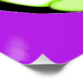 Perky Penguin Paars Poster (Hoek)