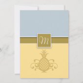 Perky Pineapple Invitation Kaart (Achterkant)